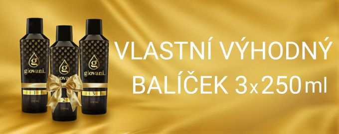 Vlastní výhodný balíček 3 x 250 ml