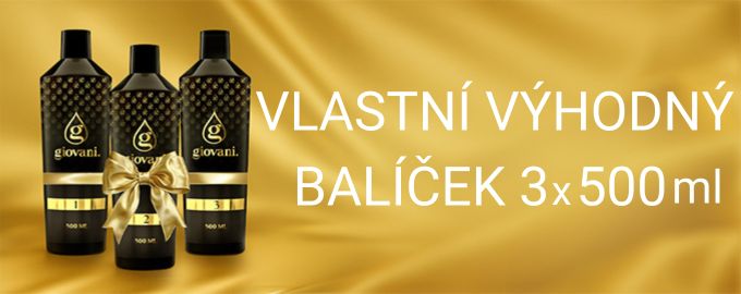 Vlastní výhodný balíček 3 x 500 ml