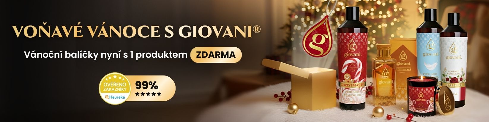 Vánoční balíčky Giovani