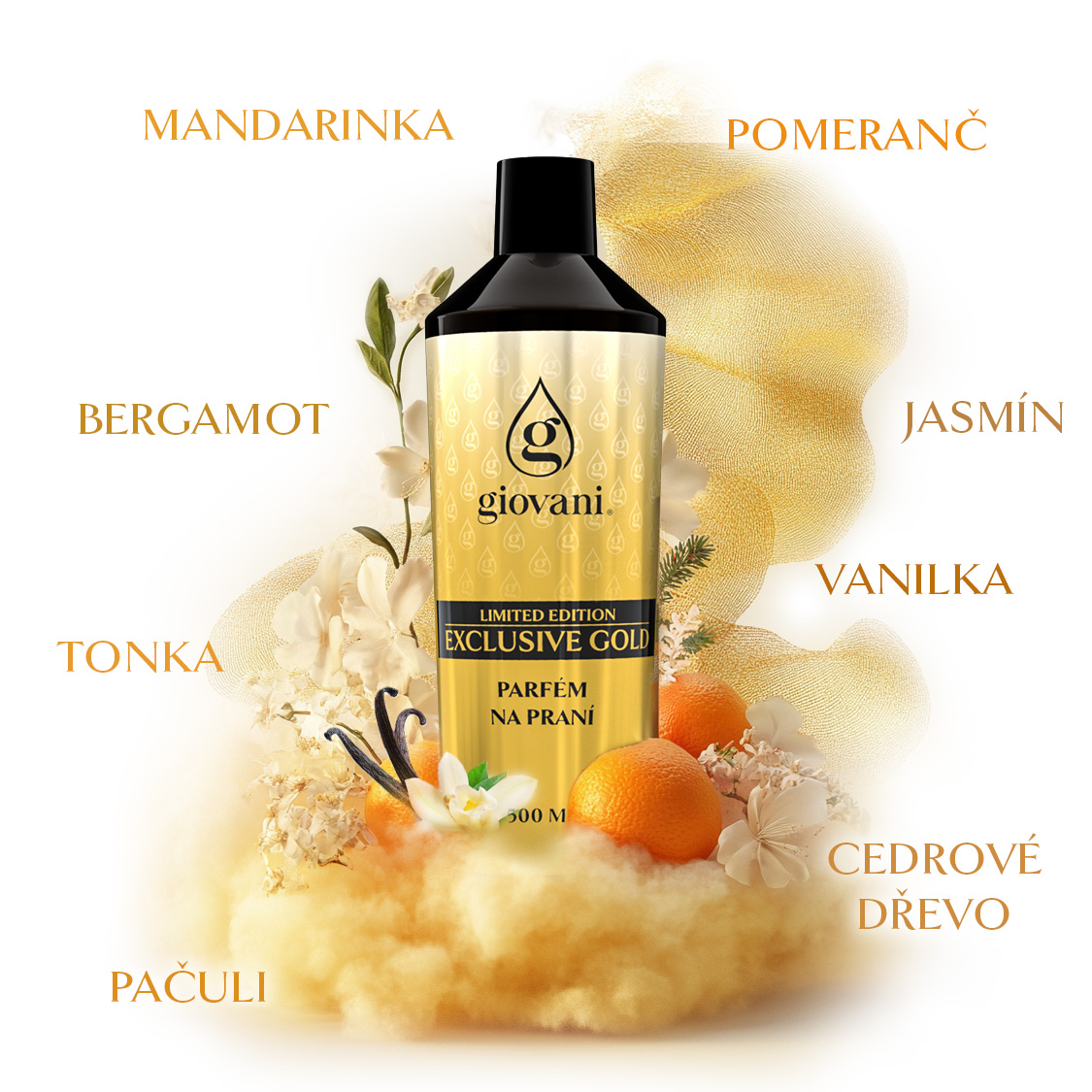vonné esence vůně na praní Giovani EXCLUSIVE GOLD