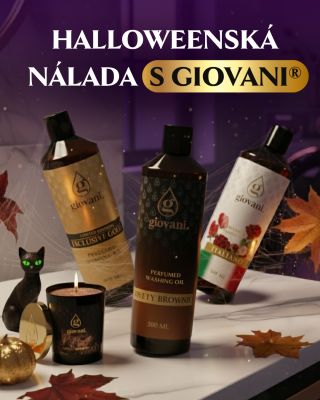 🎃 Halloween ve vůni luxusu! Ponořte se do podzimní nálady s nezaměnitelnými vůněmi Giovani® – od sladké Sweety Brownie až...