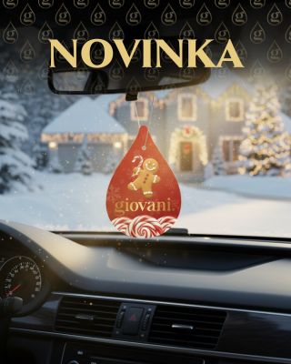 🎄💕 Speciální NOVINKA je tu! Voňavá visačka od Giovani®, který promění každou jízdu na malý svátek! 🎅✨ S motivem perníčku a...